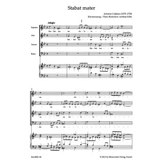 STABAT MATER  / VOCAL SCORE