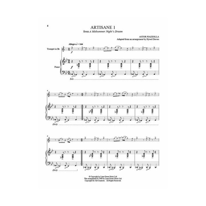 25 TANGOS FOR TRUMPET AND PIANO