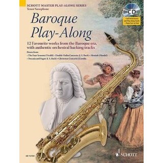 BAROQUE PLAY-ALONG ED13154, 12 WORKS FOR TENOR SAX