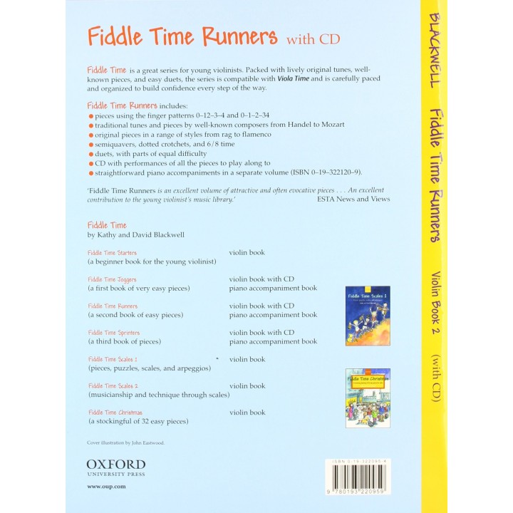 FIDDLE TIME RUNNERS / EASY PIECES FOR VIOLIN / VOL