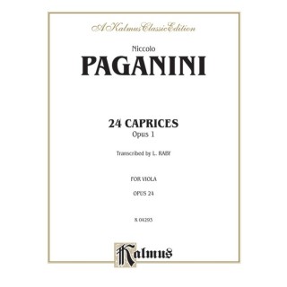 24 CAPRICES OP.1 / TR. FOR VIOLA