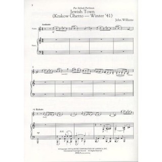 SCHINDLER'S LIST / VIOLIN & PIANO