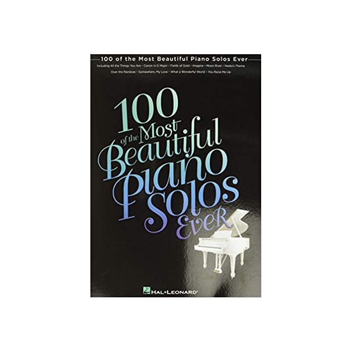 100 MOST BEAUTIFUL PIANO SOLOS   HL00102787