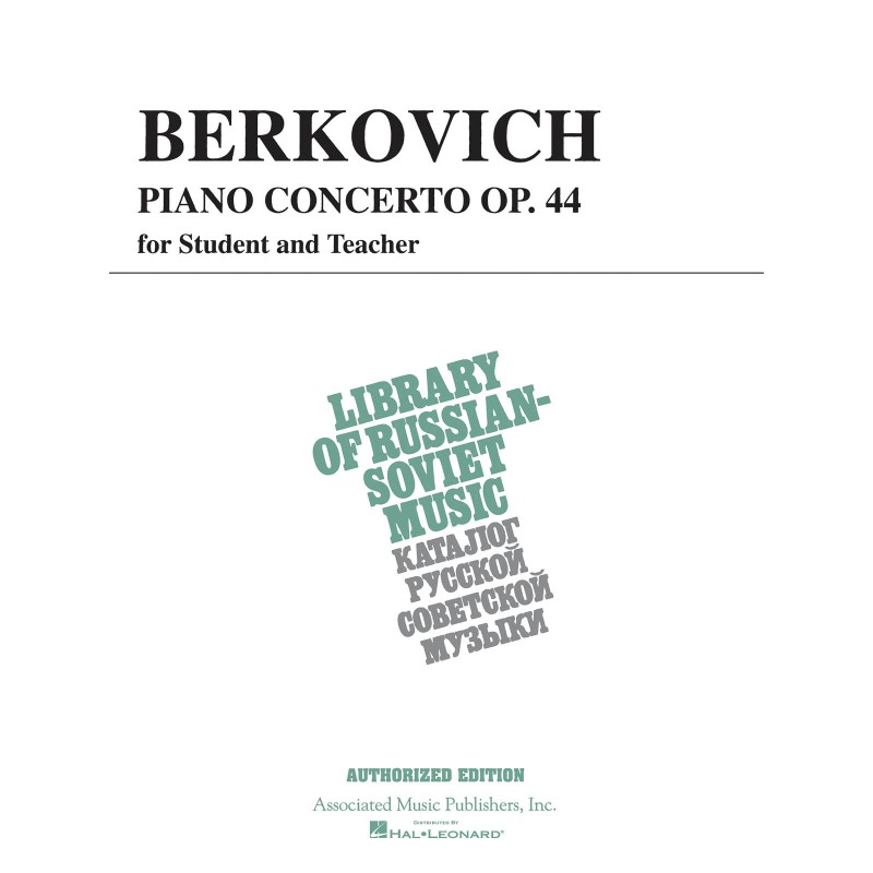 PIANO CONCERTO OP.44 FOR STUDENT AND TEACHER