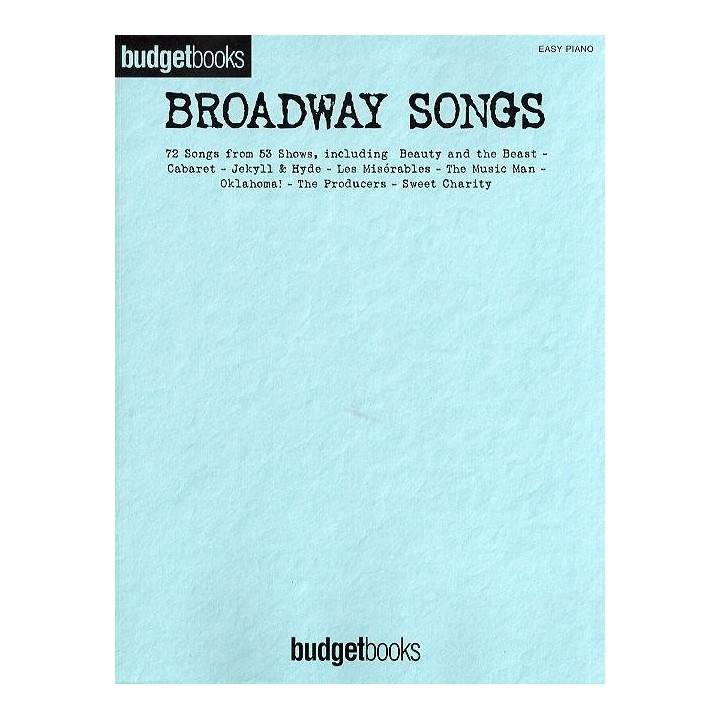 BROADWAY SONGS / EASY PIANO