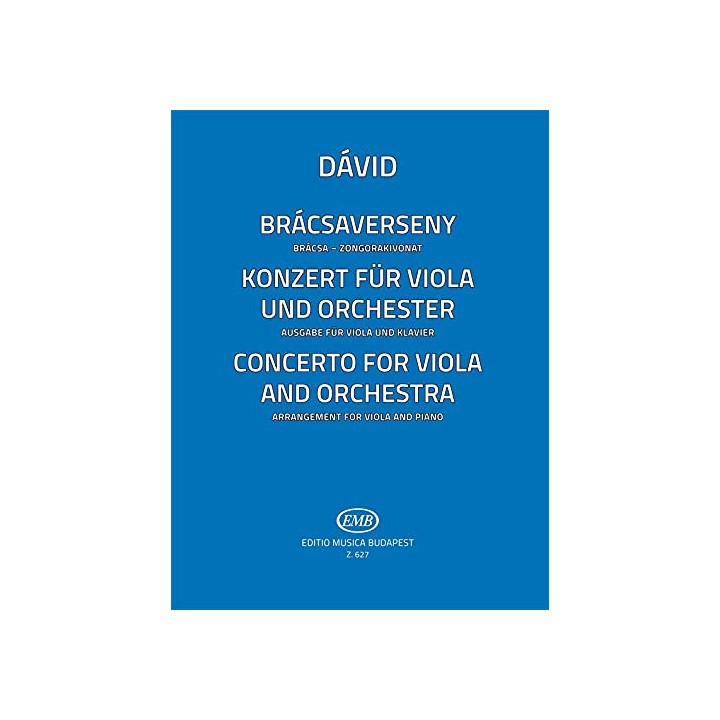 CONCERTO FOR VIOLA AND ORCHESTRA
