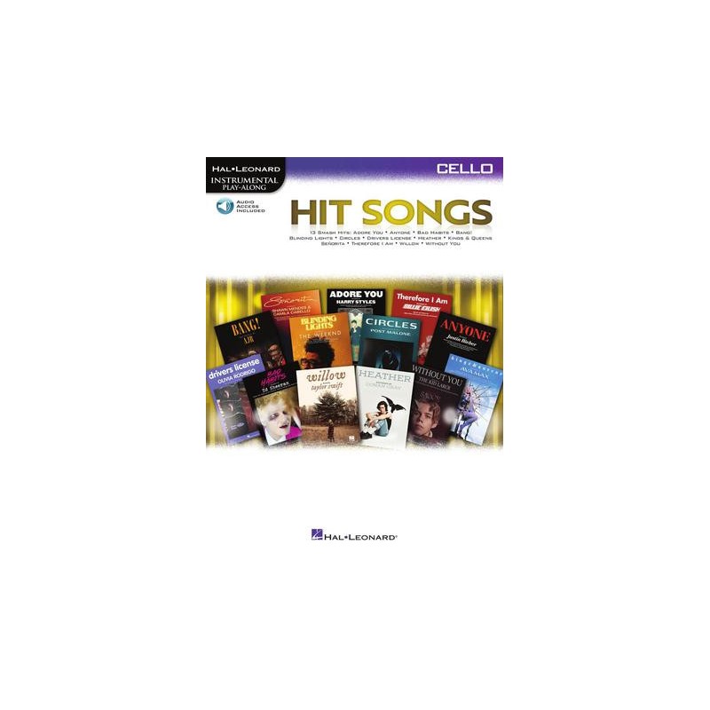 HIT SONGS FOR CELLO  HL00374364