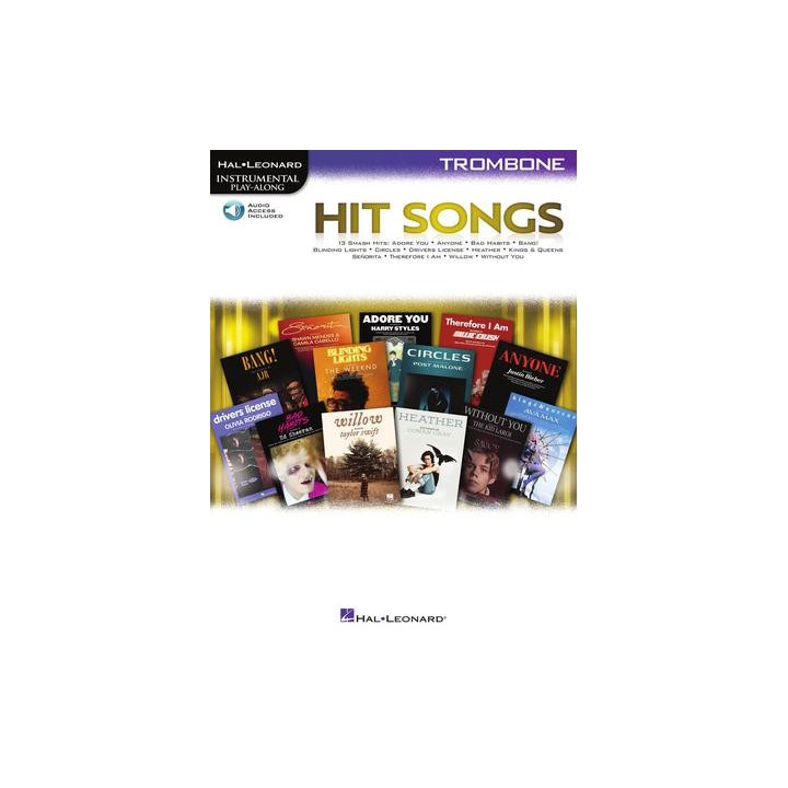 HIT SONGS FOR TROMBONE  HL00374361