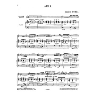 ARIA POUR CLARINETTE ET PIANO