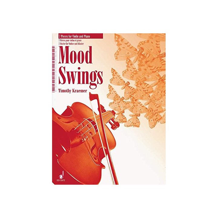 MOOD SWINGS  ED 12672 7 PIECES FOR VIOLIN & PIANO