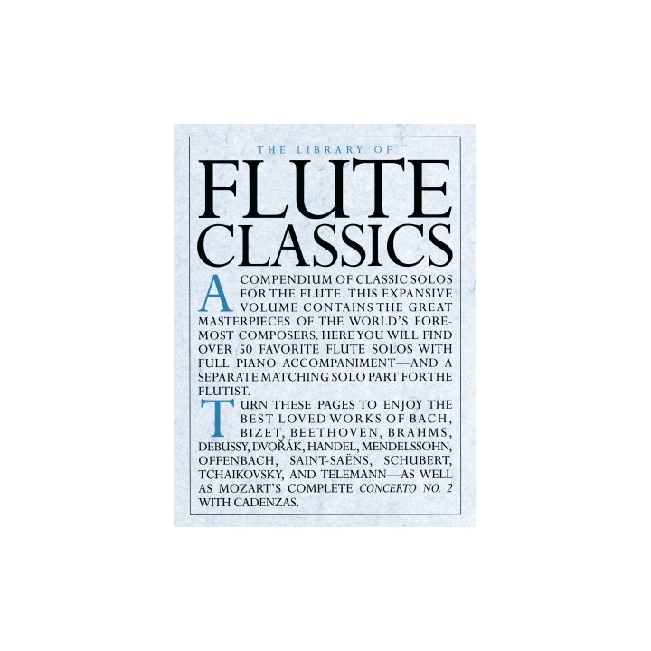 THE LIBRARY OF FLUTE CLASSICS  HL1019036