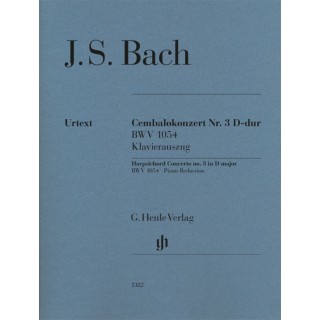 HARPSICHORD CONCERTO NO.3 BWV 1054