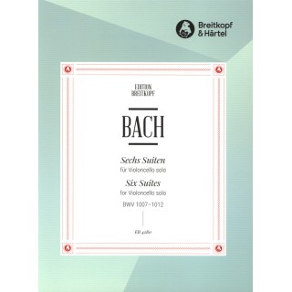 SIX SUITES  BWV 1007-1012 FOR VIOLONCZELO SOLO