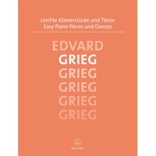 GRIEG,E.  EASY PIANO PIECES &  DANCES   BA6575