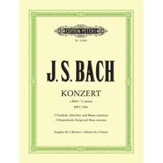 BACH J.S. EP 2200b, KONCERT C-MOLL BWV 1060 NA 2 K