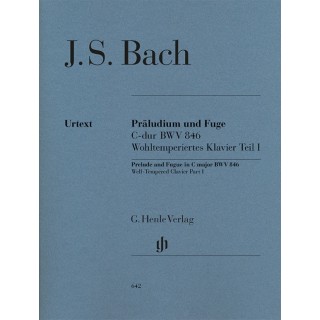 BACH J.S. HN642, PRELUDE & FUGUE C-DUR BWV 846