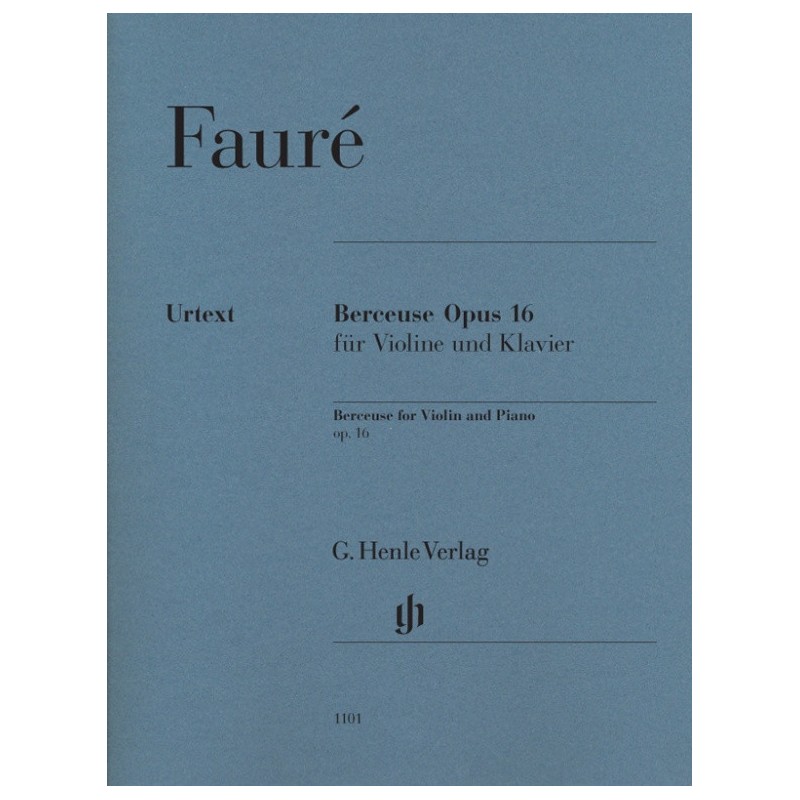 BERCEUSE FOR VIOLIN AND PIANO OP.16