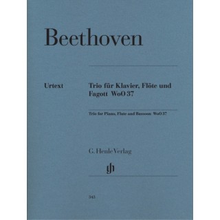 TRIO FOR PIANO, FLUTE AND BASOON WOO 37