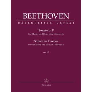 SONATA FOR OIANO AND HORN OR VIOLONCELLO OP.17