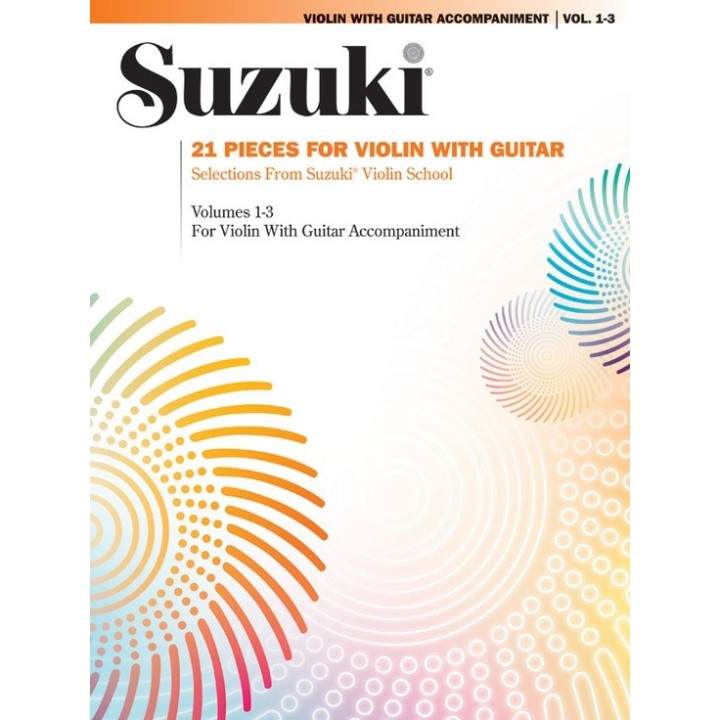 SUZUKI VIOLIN WITH GUITAR ACCOMP. 0295S, 21 PIECES