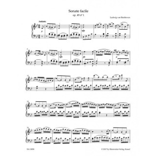 2 SONATAS OP.49 SONATAS FACILES FOR PIANO