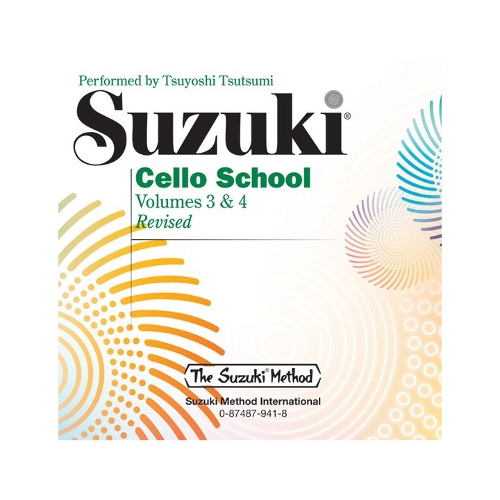 SUZUKI CELLO SCHOOL / 0941, CD / VOL.3 & 4