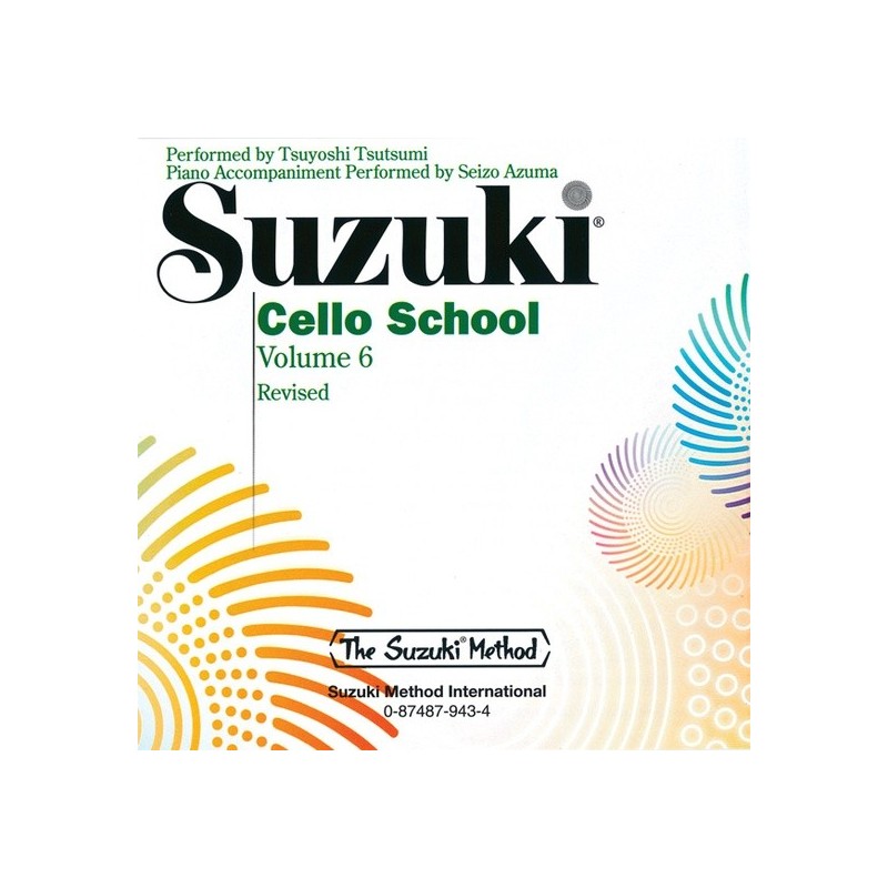 SUZUKI CELLO SCHOOL / 0943, CD VOL.6
