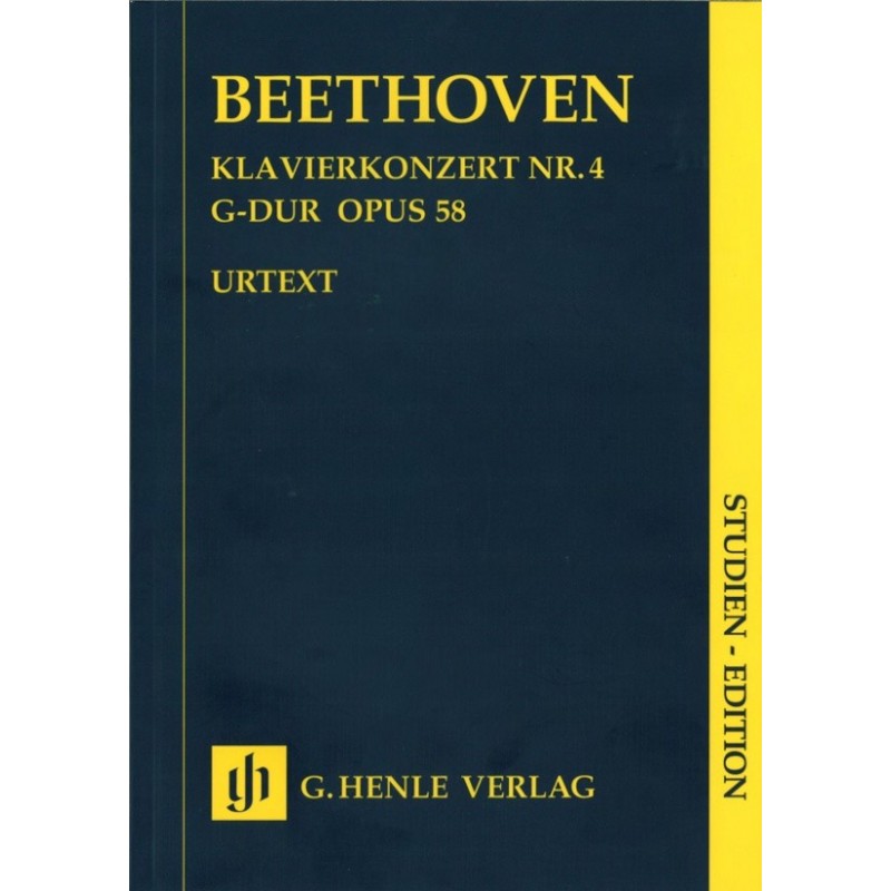 KLAVIERKONZERT NO 4  G-DUR  OP.58 / STUDY SCORE