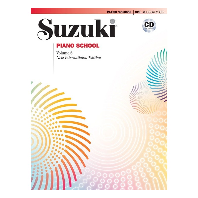 SUZUKI / PIANO SCHOOL / 32636, VOL. 6 + CD