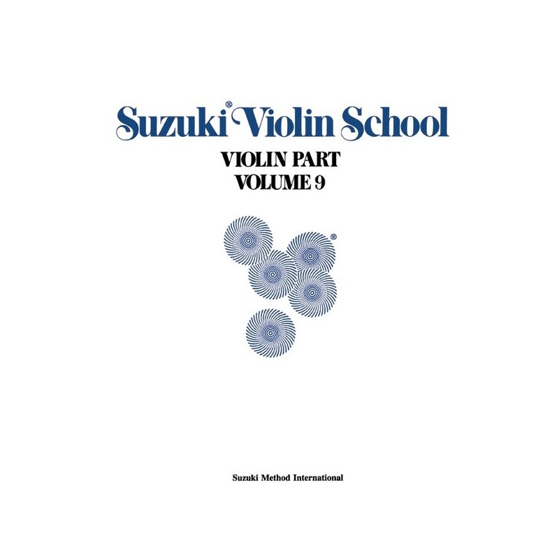SUZUKI / VIOLIN SCHOOL / 0225, VIOLIN PART / VOL.9