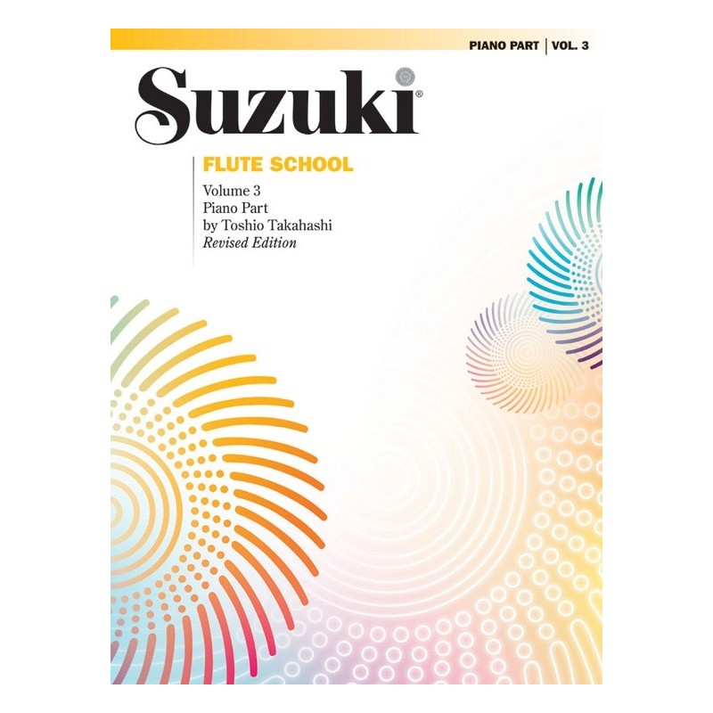 SUZUKI / FLUTE SCHOOL / 0170S, PIANO PART / VOL.3
