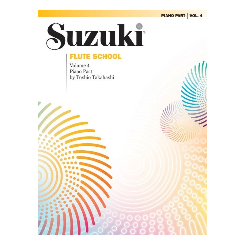 SUZUKI / FLUTE SCHOOL / 0172S, PIANO PART / VOL.4