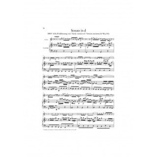 BACH C.PH.E. UT50288, WORKS FOR VIOLIN AND HARPSIC