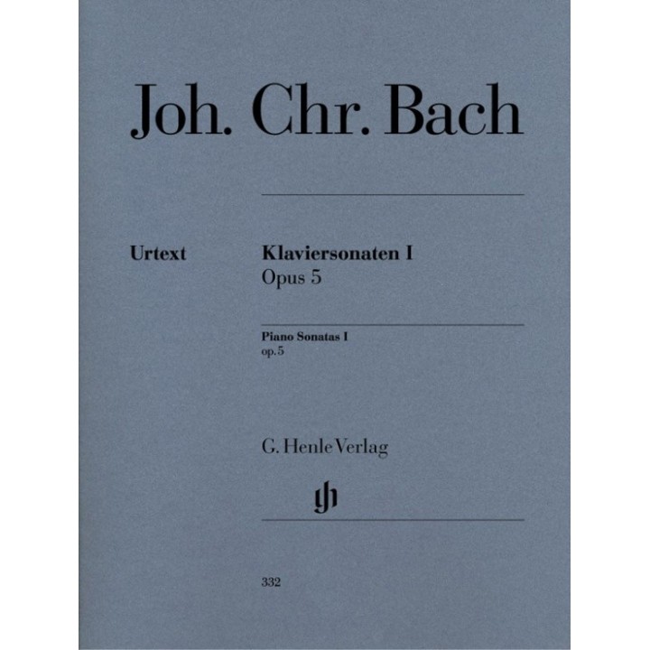 BACH J.CHR.  HN332, PIANO SONATAS I OP.5