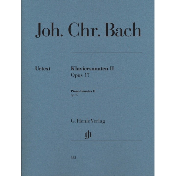 BACH J.CHR.  HN333, PIANO SONATAS OP.17