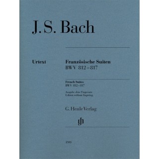 BACH J.S. HN1593, FRENCH SUITES BWV 812-817/ BEZ A