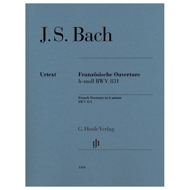 BACH J.S. HN1304, FRENCH OVERTURE H-MOLL BWV 831