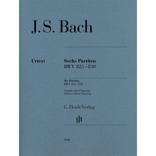 BACH J.S. HN1028, SIX PARTITAS BWV 825-830