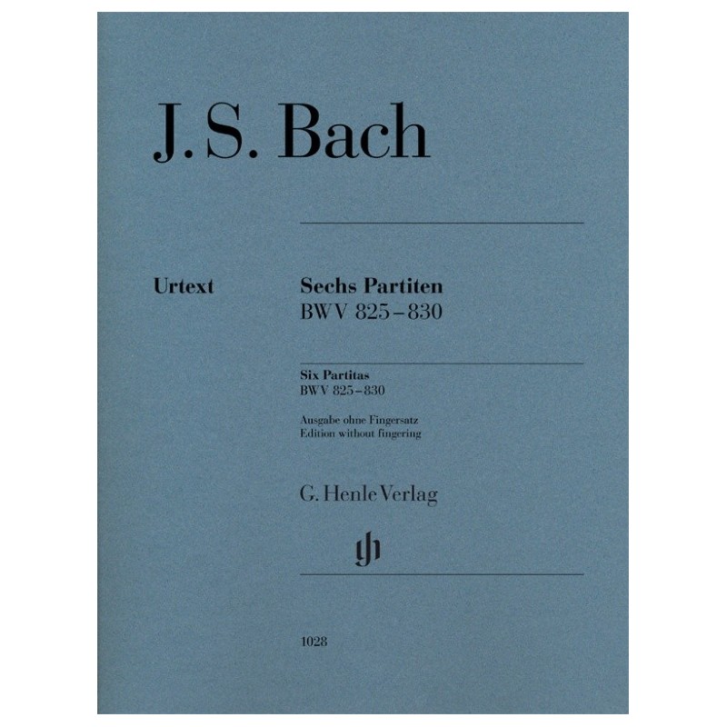 BACH J.S. HN1028, SIX PARTITAS BWV 825-830