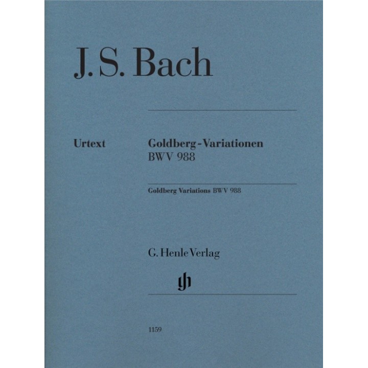 BACH J.S. HN1159, GOLDBERG VARIATIONS BWV 988