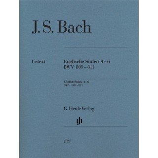 BACH J.S. HN1103, ENGLISCH SUITES 4-6 BWV 809-811