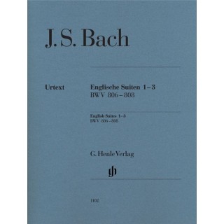 BACH J.S. HN1102, ENGLISCH SUITES 1-3 BWV 806-808