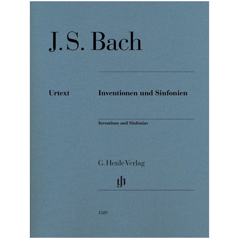 BACH J.S. HN1589, INVENTIONS & SINFONIAS / BEZ APL