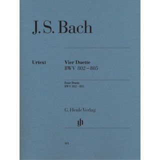 BACH J.S. HN161, FOUR DUETS  BWV 802-805