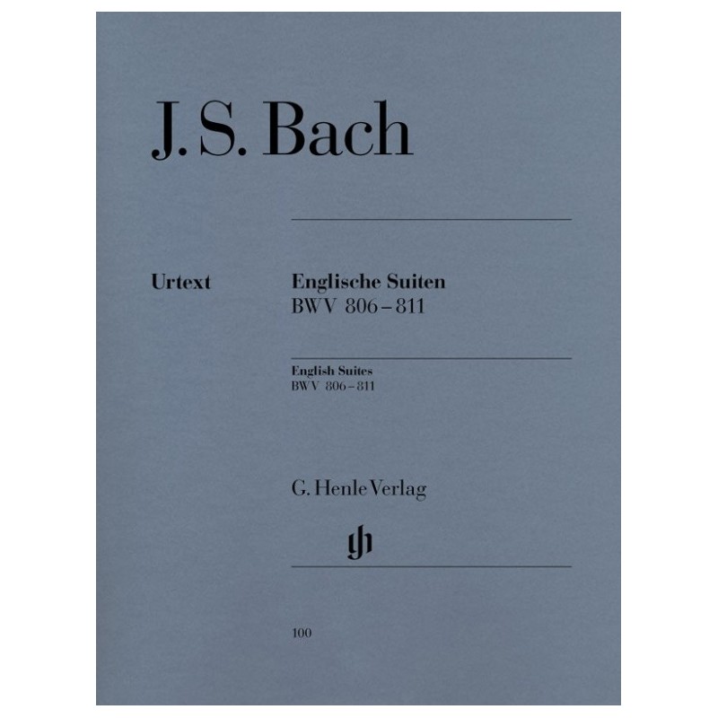BACH J.S. HN100, ENGLISHE SUITEN BWV 806-811