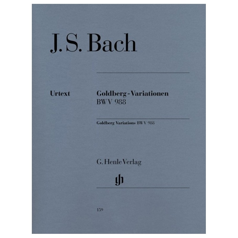 BACH J.S. HN159, GOLDBERG VARIATIONEN BWV 988