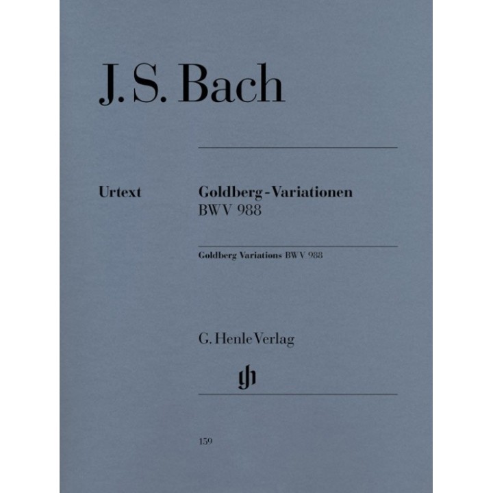 BACH J.S. HN159, GOLDBERG VARIATIONEN BWV 988