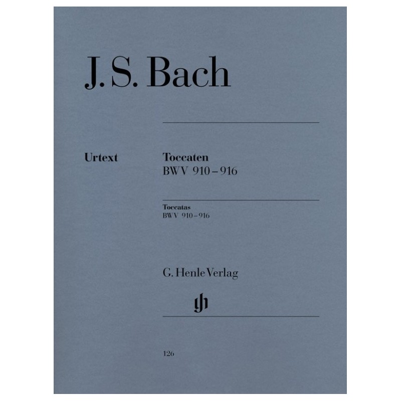 BACH J.S. HN126, TOCCATEN BWV 910-916
