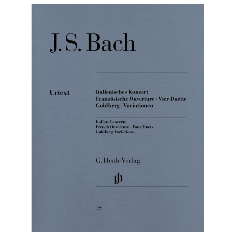 BACH J.S. HN129, ITALIAN CONCERTO, FRENCH OVERTURE