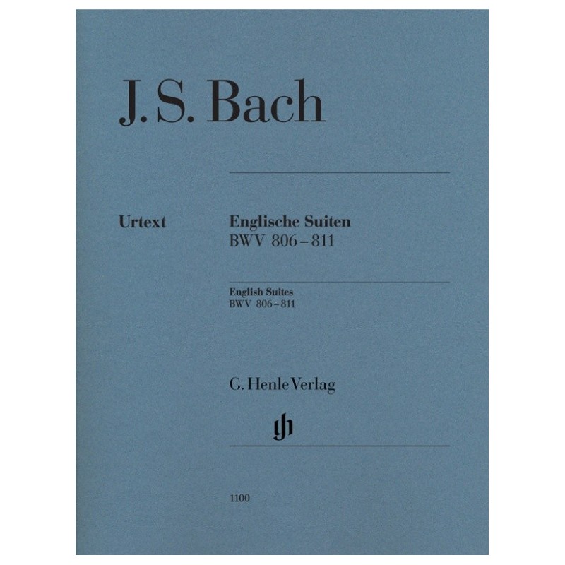 BACH J.S. HN1100, ENGLISH SUITES BWV 806-811